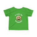 Infant Tee - "A Little Bit Dramatic" Smiley Checkerboard Baby Shirt