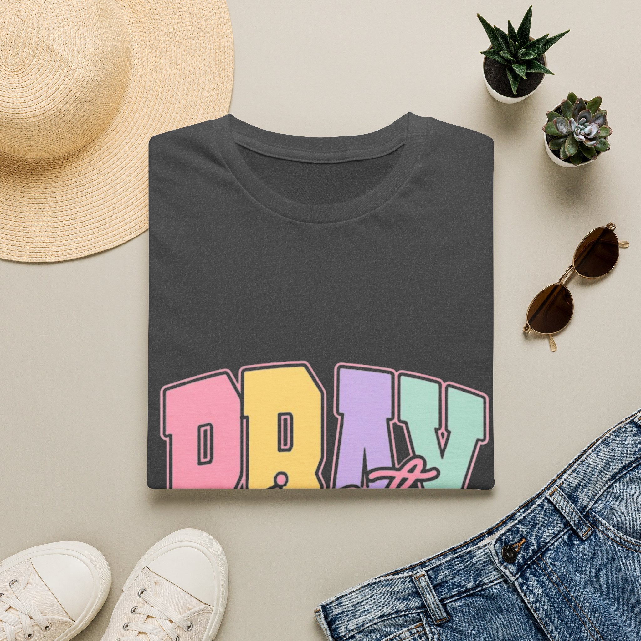 Just Pray Pastel Graphic T-Shirt