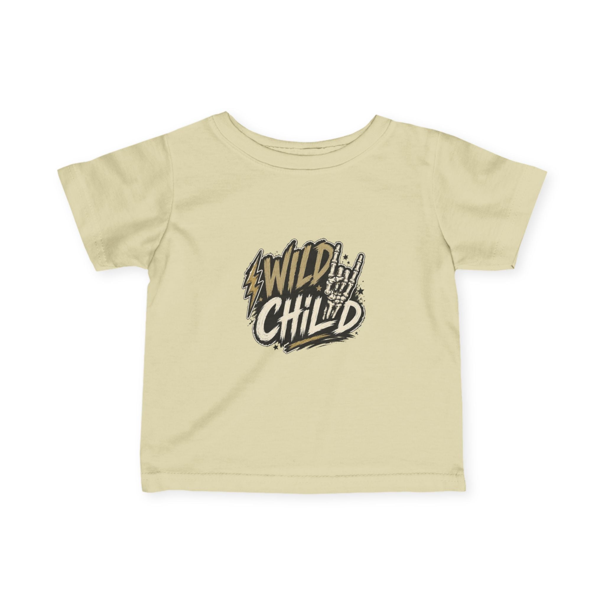 Infant Tee — “Wild Child” Rocker Graphic Baby Shirt