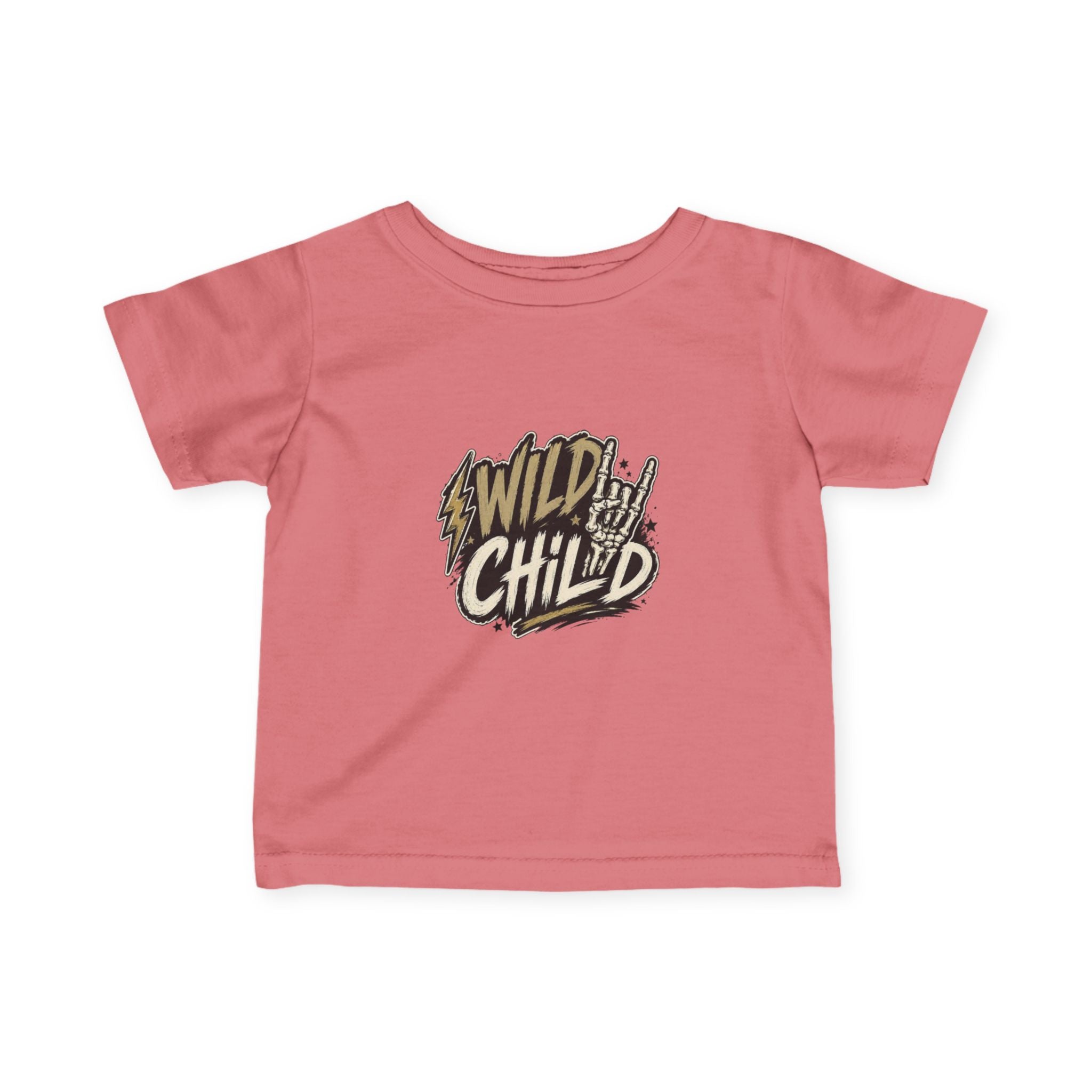 Infant Tee — “Wild Child” Rocker Graphic Baby Shirt