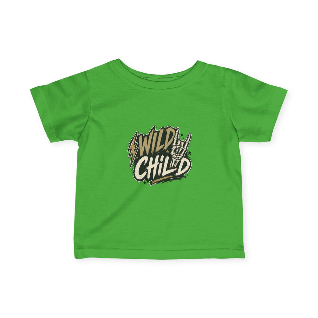 Infant Tee — “Wild Child” Rocker Graphic Baby Shirt