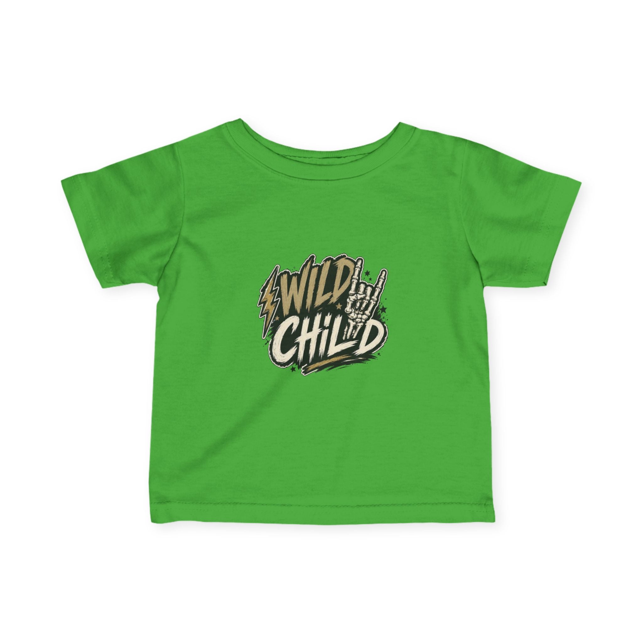 Infant Tee — “Wild Child” Rocker Graphic Baby Shirt
