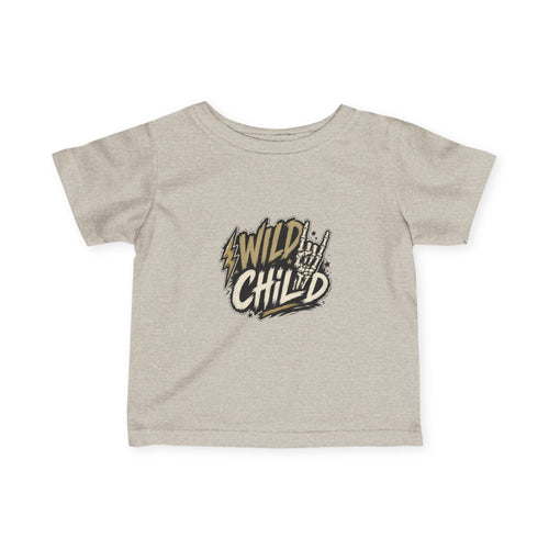 Infant Tee — “Wild Child” Rocker Graphic Baby Shirt