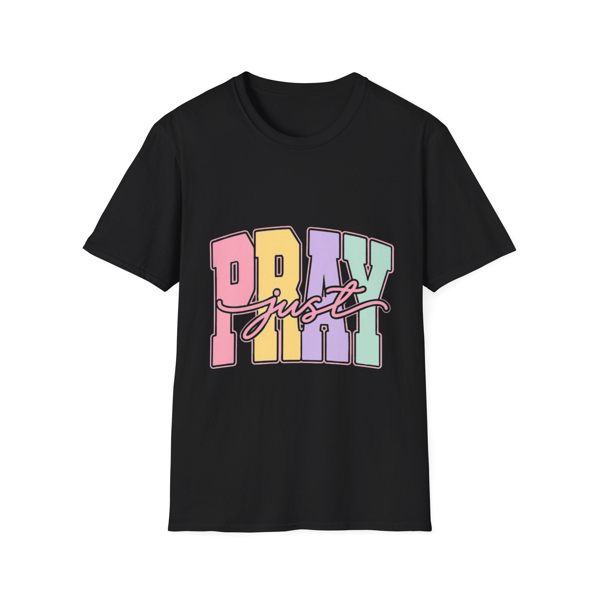 Just Pray Pastel Graphic T-Shirt