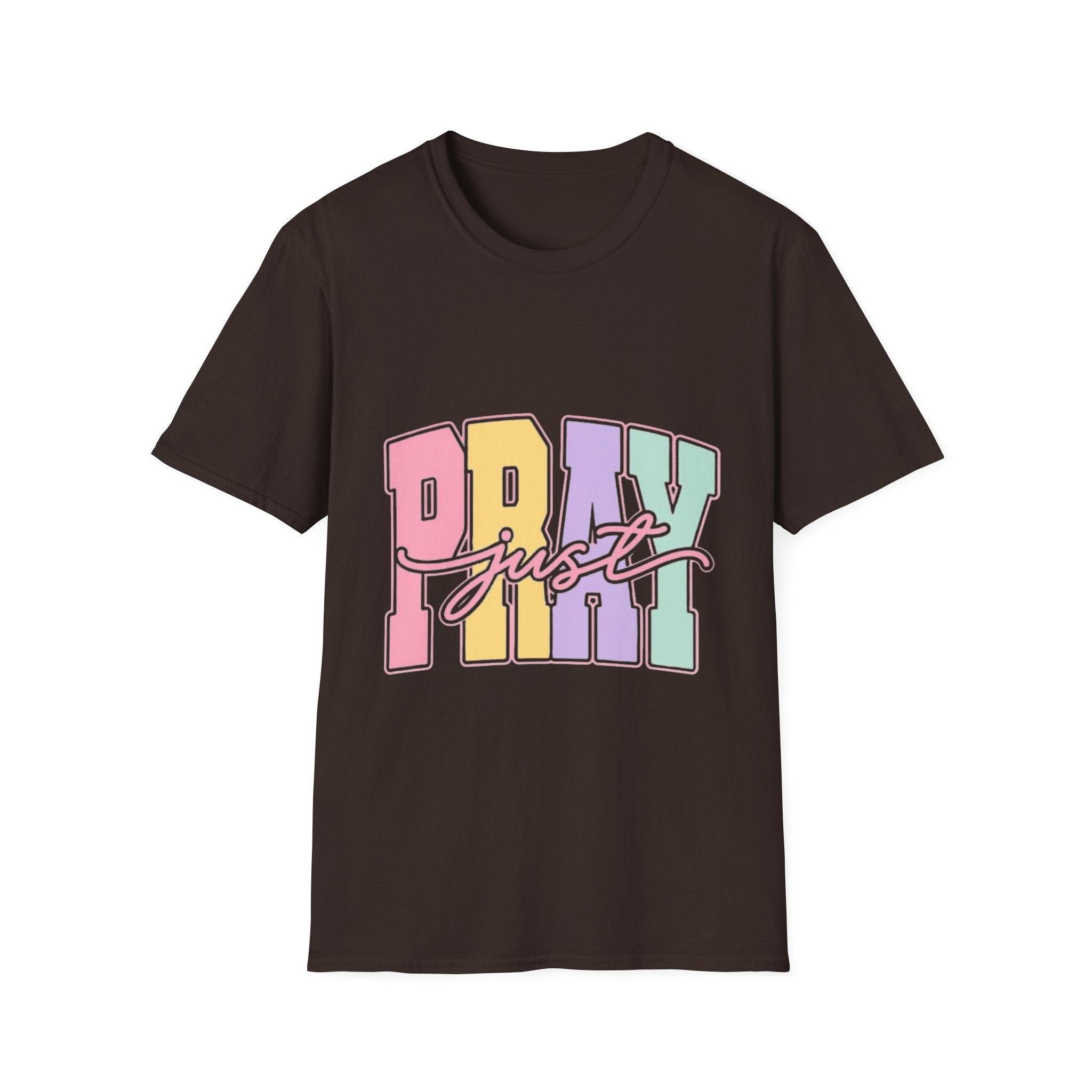 Just Pray Pastel Graphic T-Shirt