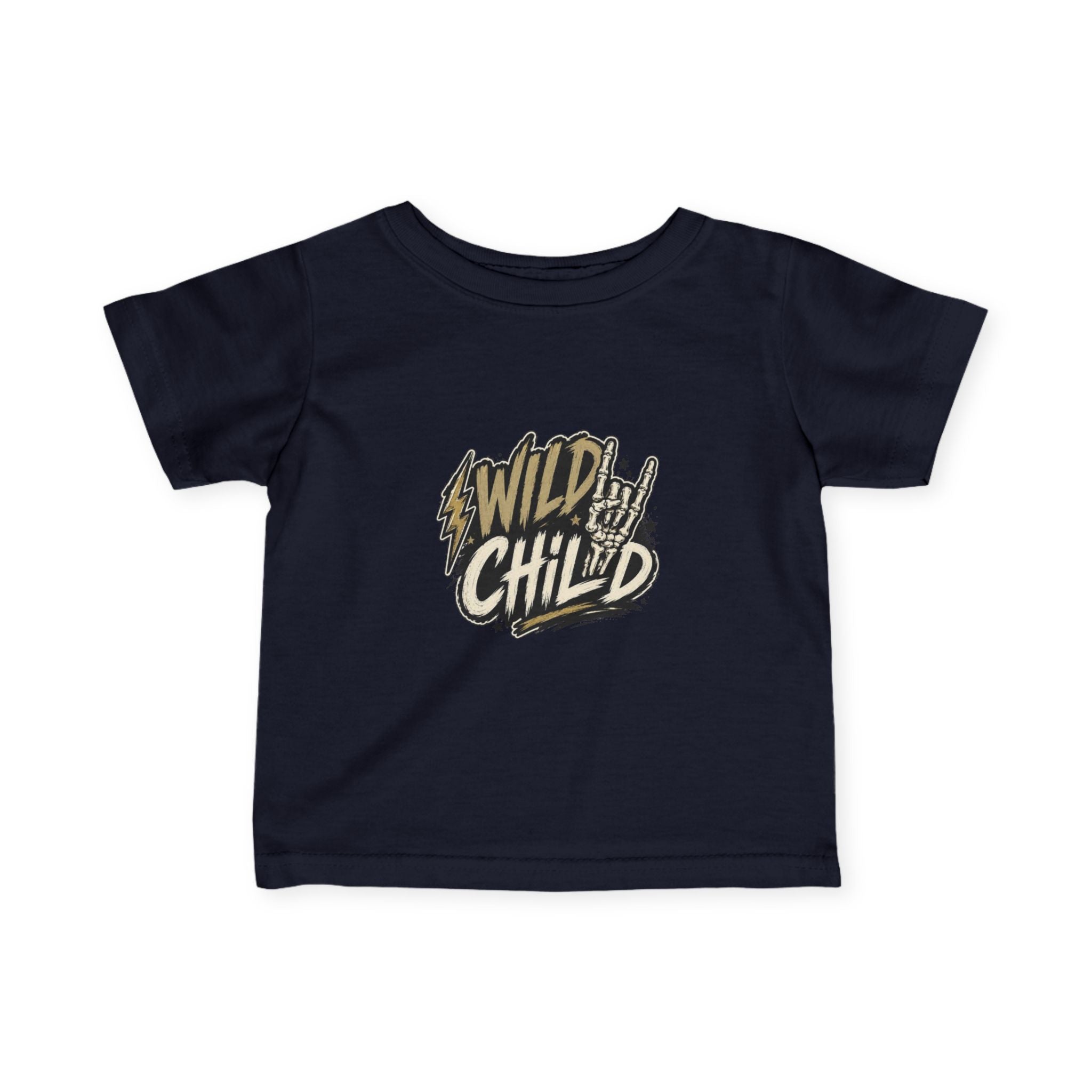 Infant Tee — “Wild Child” Rocker Graphic Baby Shirt