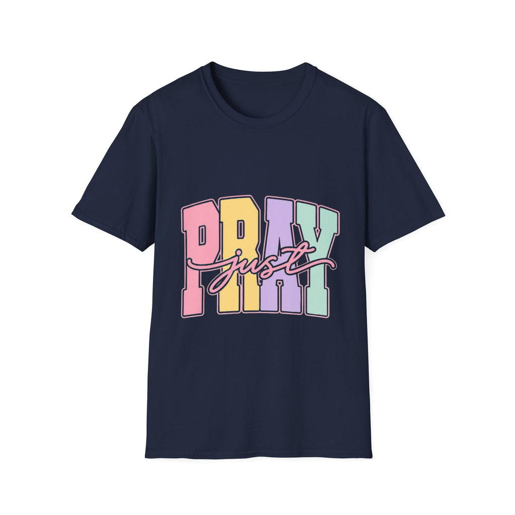 Just Pray Pastel Graphic T-Shirt