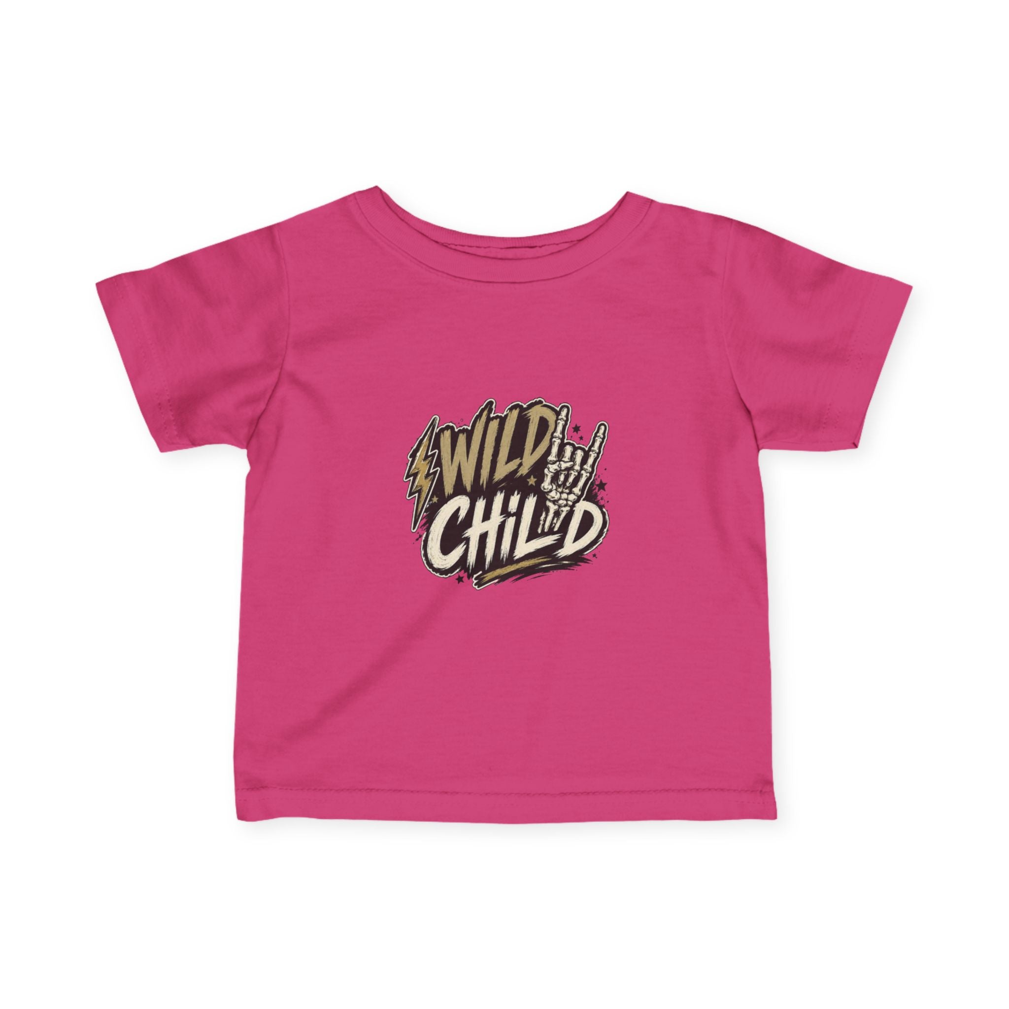 Infant Tee — “Wild Child” Rocker Graphic Baby Shirt