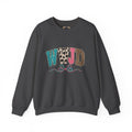 WJJD Patterned Letter Crewneck Sweatshirt — Leopard & Turquoise Accent