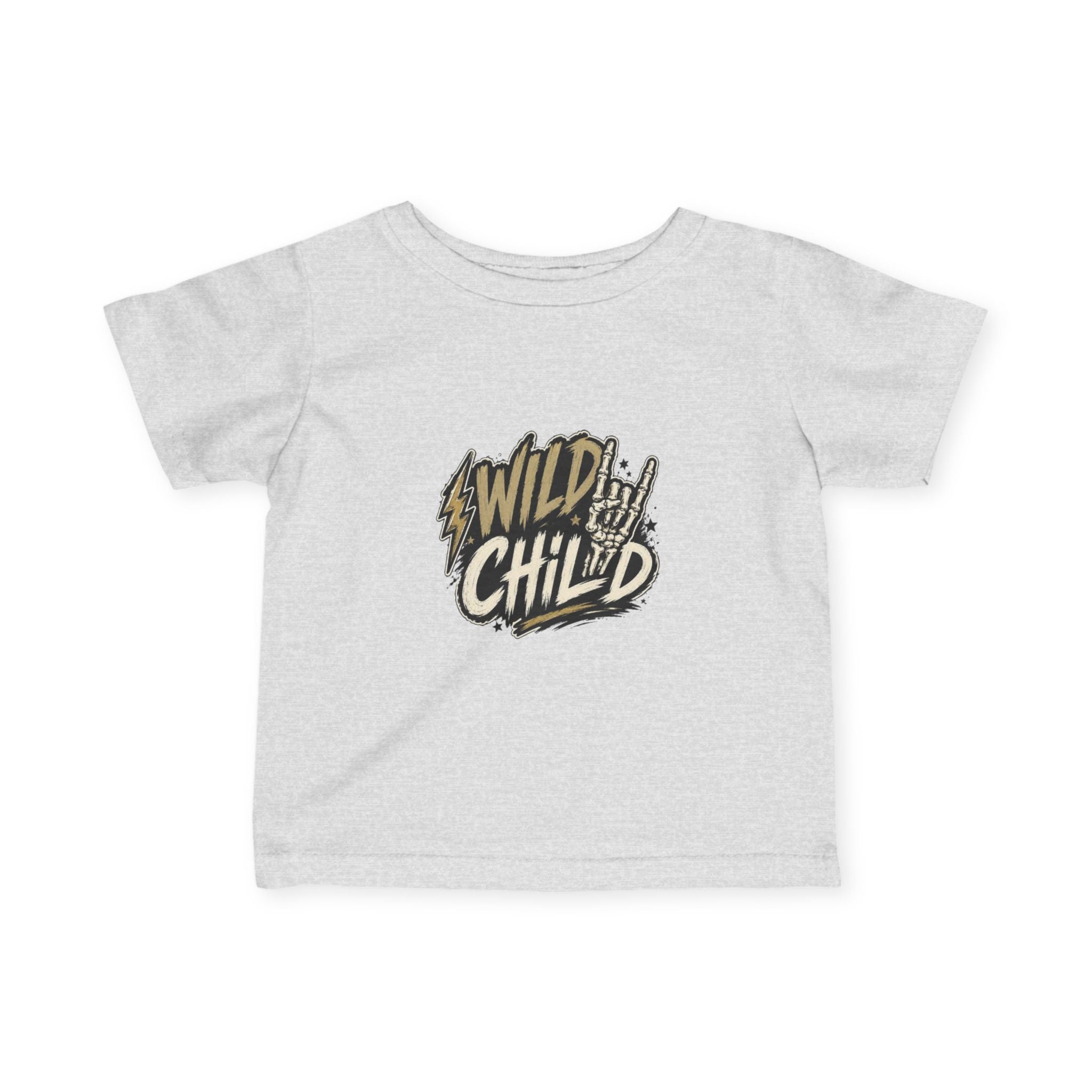 Infant Tee — “Wild Child” Rocker Graphic Baby Shirt