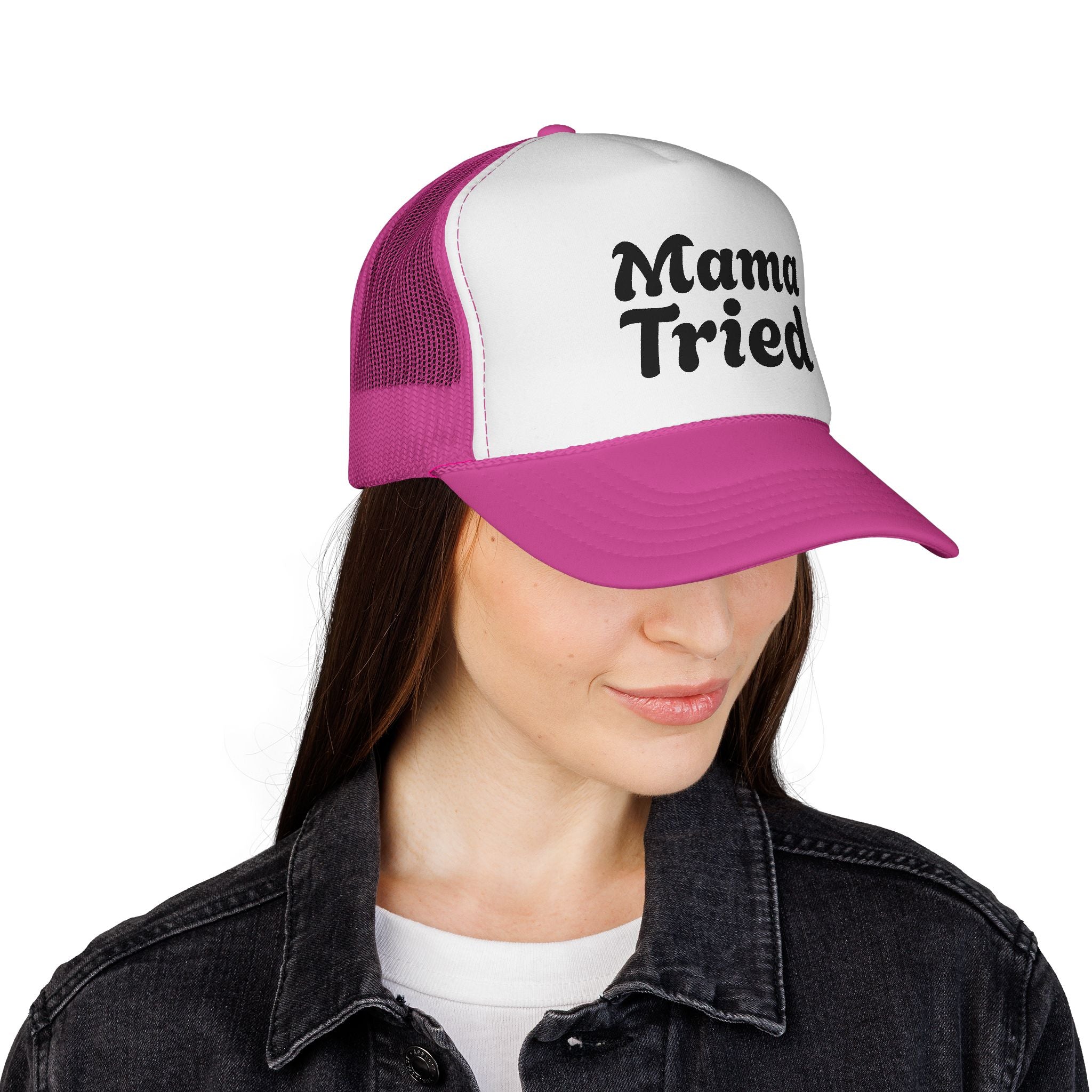 Mama Tried Trucker Hat — Vintage-Inspired Trucker Cap for Moms