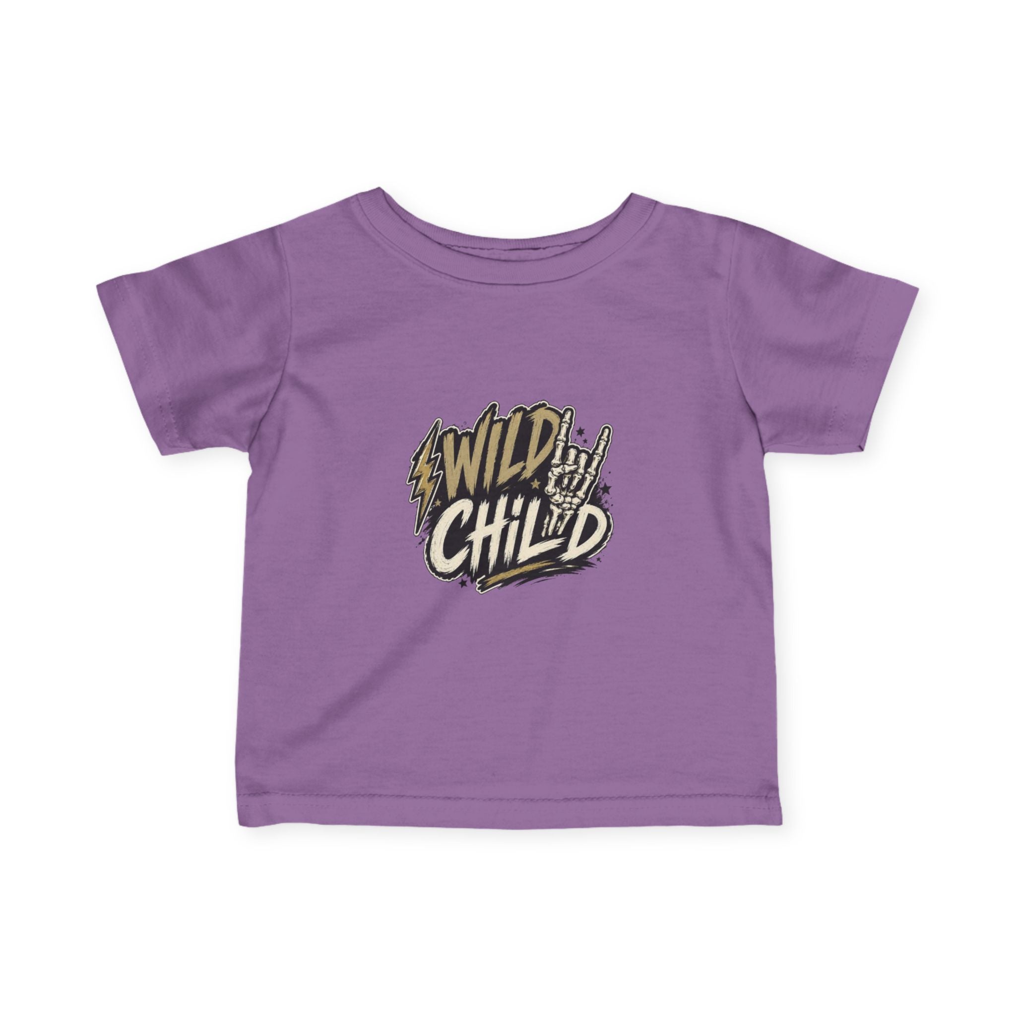 Infant Tee — “Wild Child” Rocker Graphic Baby Shirt