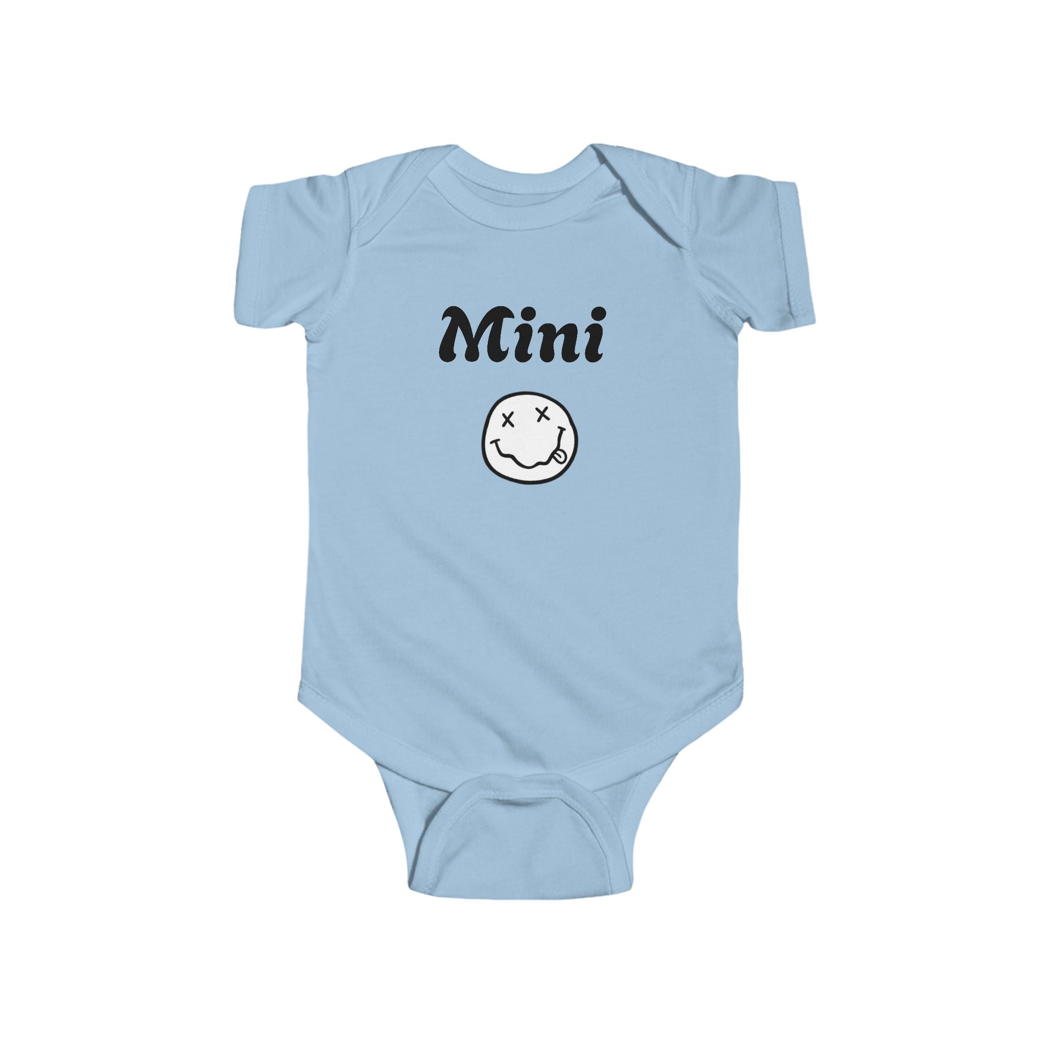 Mini Smiley Infant Bodysuit — Cute Graphic Baby Onesie