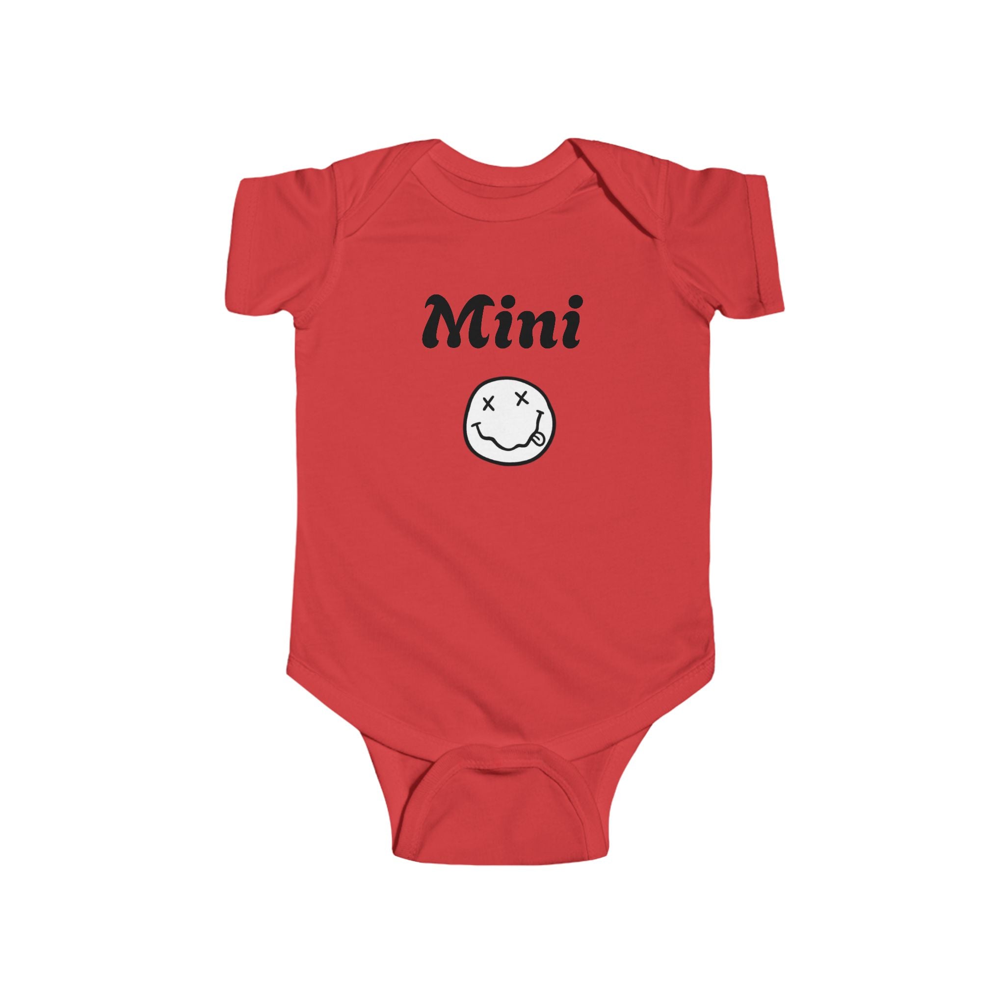 Mini Smiley Infant Bodysuit — Cute Graphic Baby Onesie