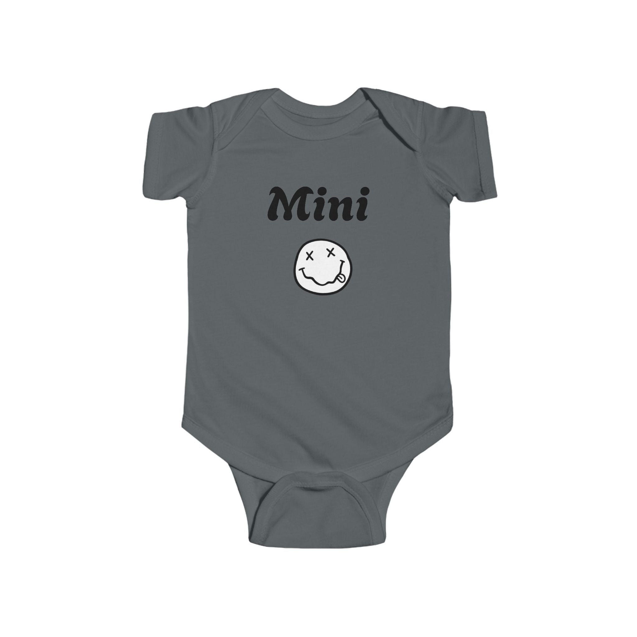 Mini Smiley Infant Bodysuit — Cute Graphic Baby Onesie