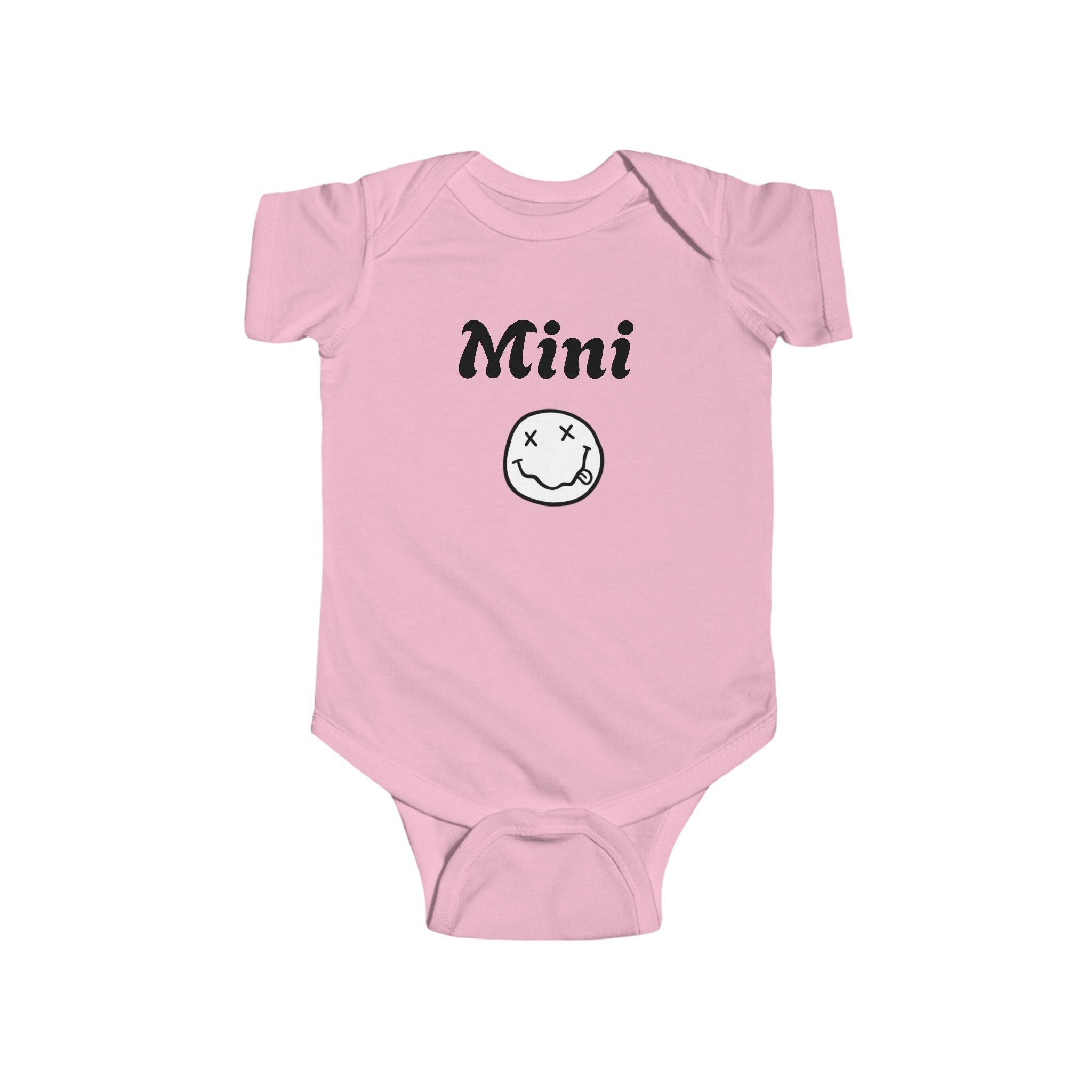 Mini Smiley Infant Bodysuit — Cute Graphic Baby Onesie