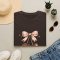 Cherry Bow T-Shirt — Cute Vintage Cherries Graphic