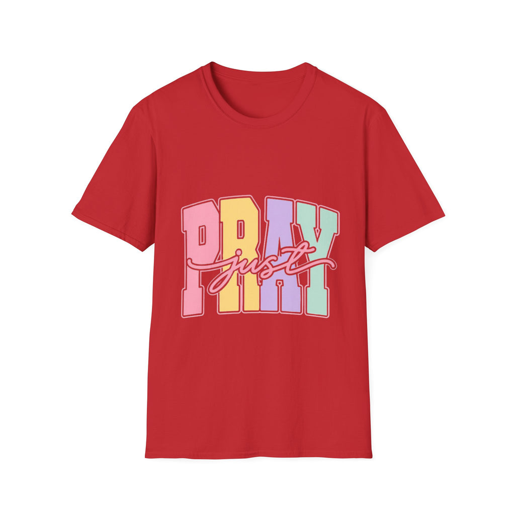 Just Pray Pastel Graphic T-Shirt