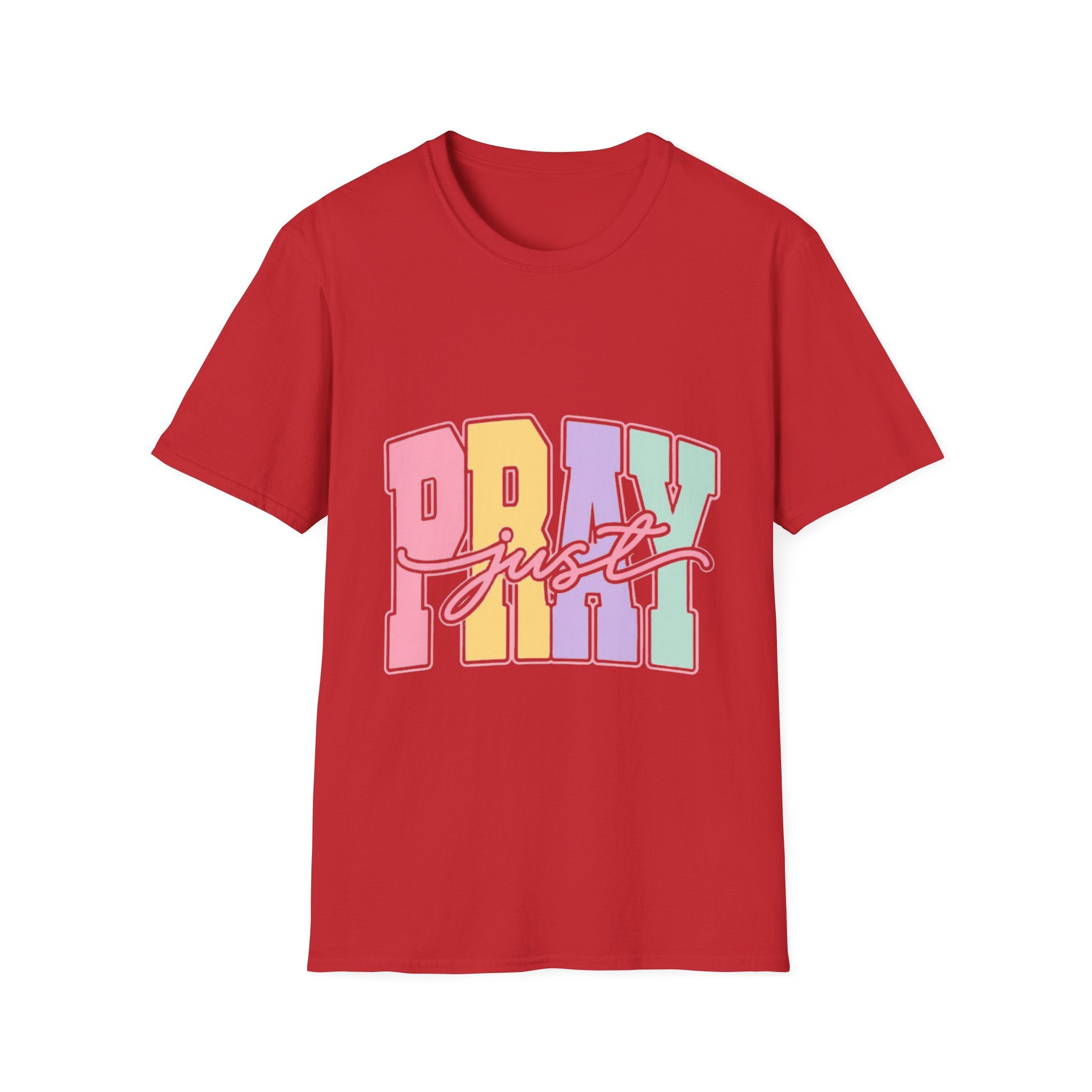 Just Pray Pastel Graphic T-Shirt
