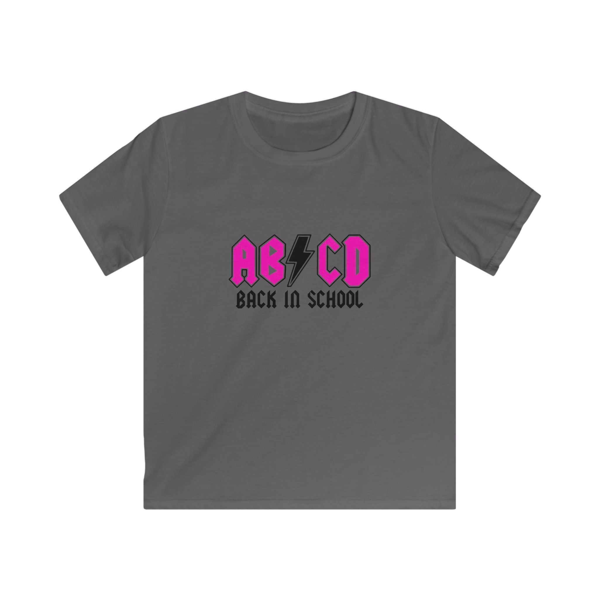 Kids 'AB/CD Back to School' Graphic Tee — Rocker School Shirt for Girls & Boys