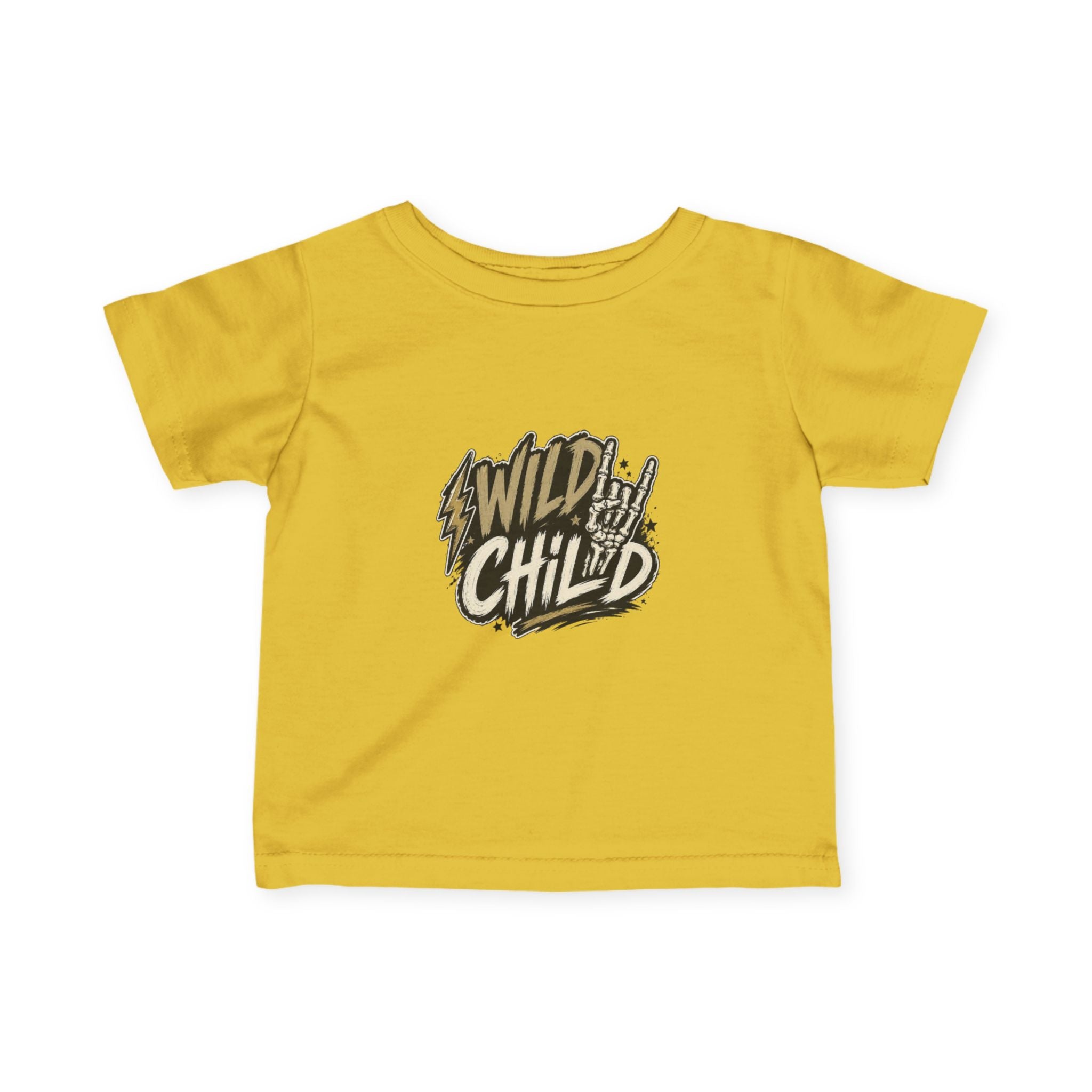 Infant Tee — “Wild Child” Rocker Graphic Baby Shirt