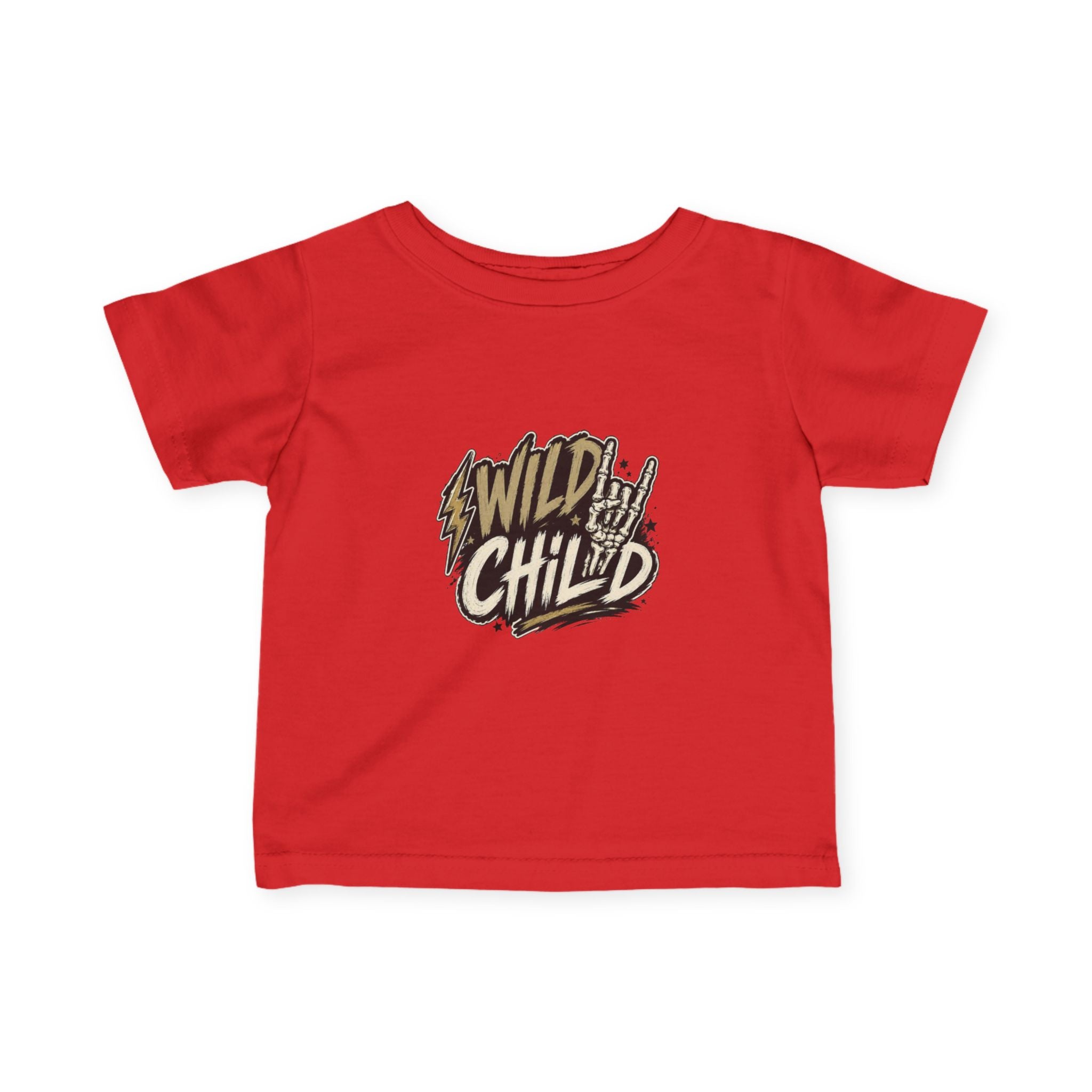 Infant Tee — “Wild Child” Rocker Graphic Baby Shirt