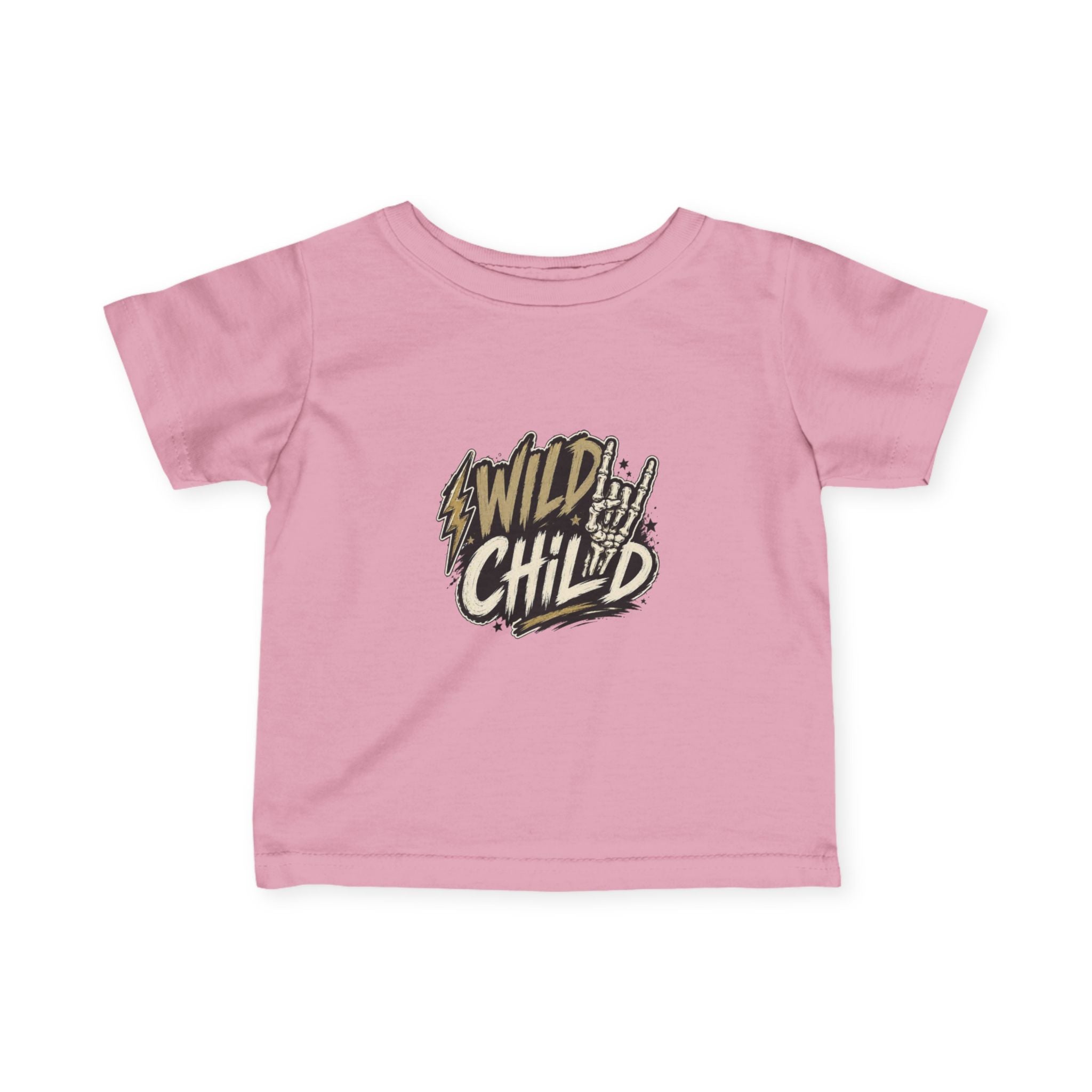 Infant Tee — “Wild Child” Rocker Graphic Baby Shirt