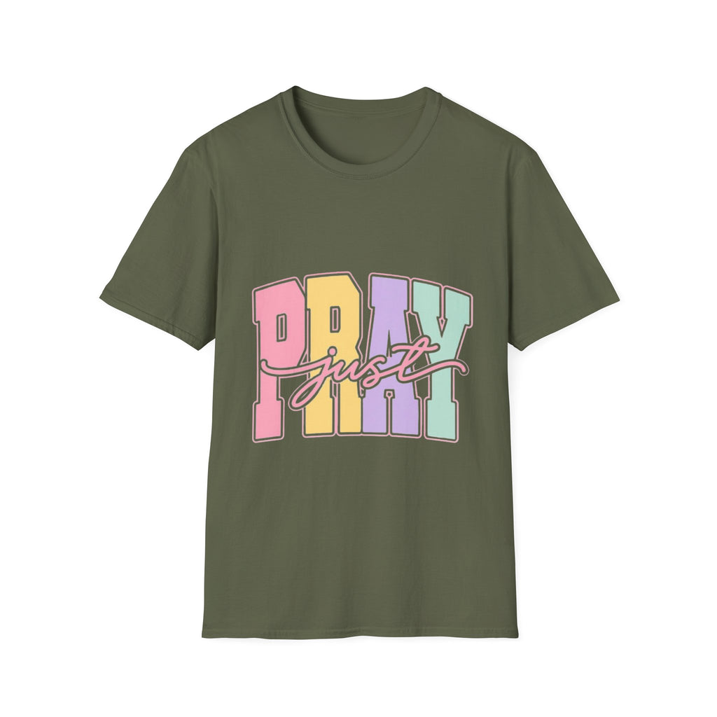 Just Pray Pastel Graphic T-Shirt