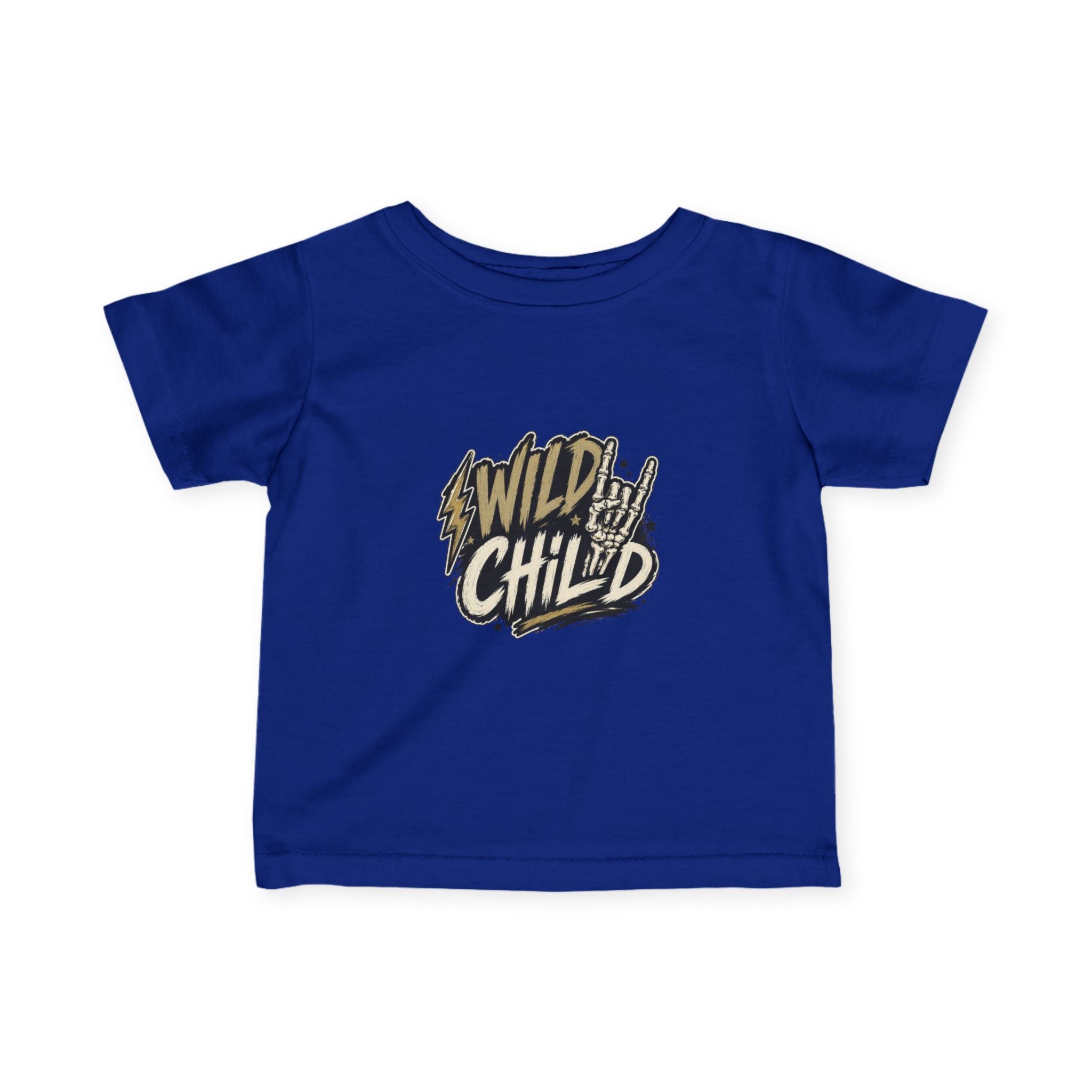 Infant Tee — “Wild Child” Rocker Graphic Baby Shirt