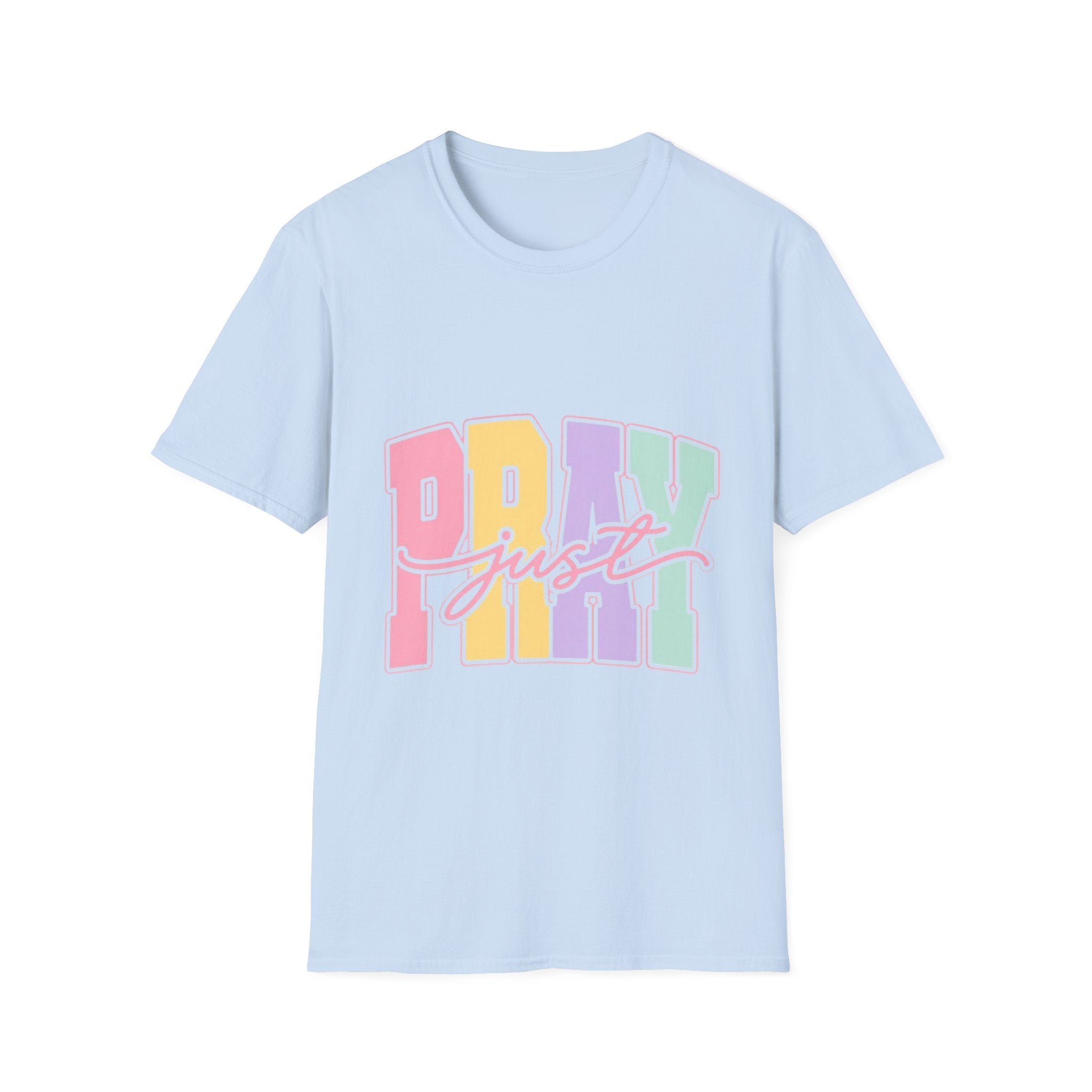 Just Pray Pastel Graphic T-Shirt