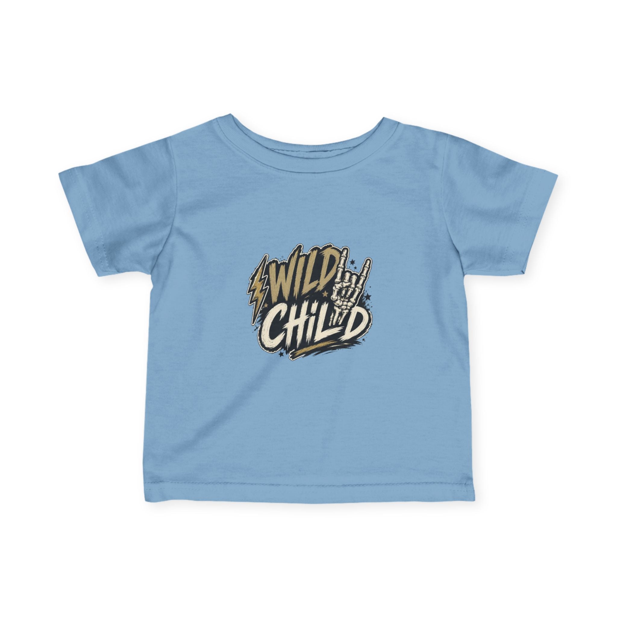Infant Tee — “Wild Child” Rocker Graphic Baby Shirt